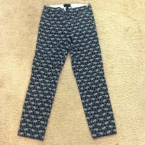 J. Crew Martie Elephant Cropped Pants